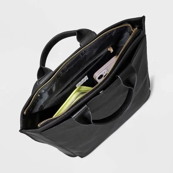 A New Day Modern Backpack โ Sleek Black Minimalist Design - Picture 2 of 5